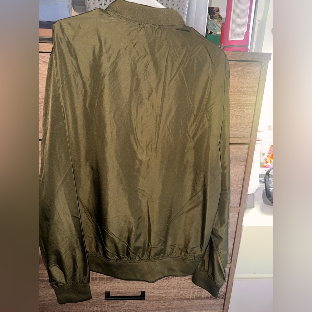 Hawaii's Finest Green Bomber Jacket - Picture 2 of 5